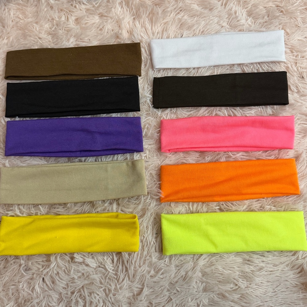 Vibrant Multicolor Headband Set